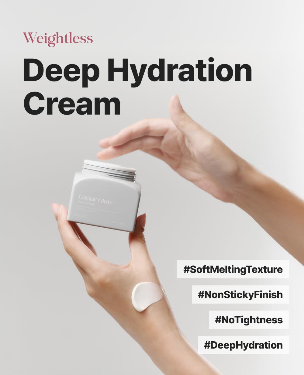 Delere Caviar Glow Dewy Cream | Caviar Collagen Moisturizer