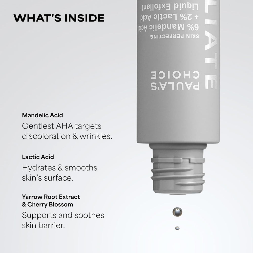 Paula's Choice Skin Perfecting 6% Mandelic Acid + 2% Lactic Acid Liquid Exfoliant
