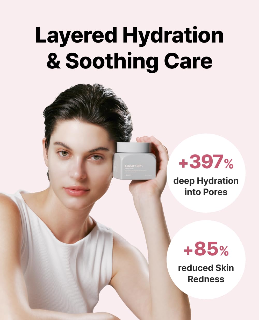 Delere Caviar Glow Dewy Cream | Caviar Collagen Moisturizer