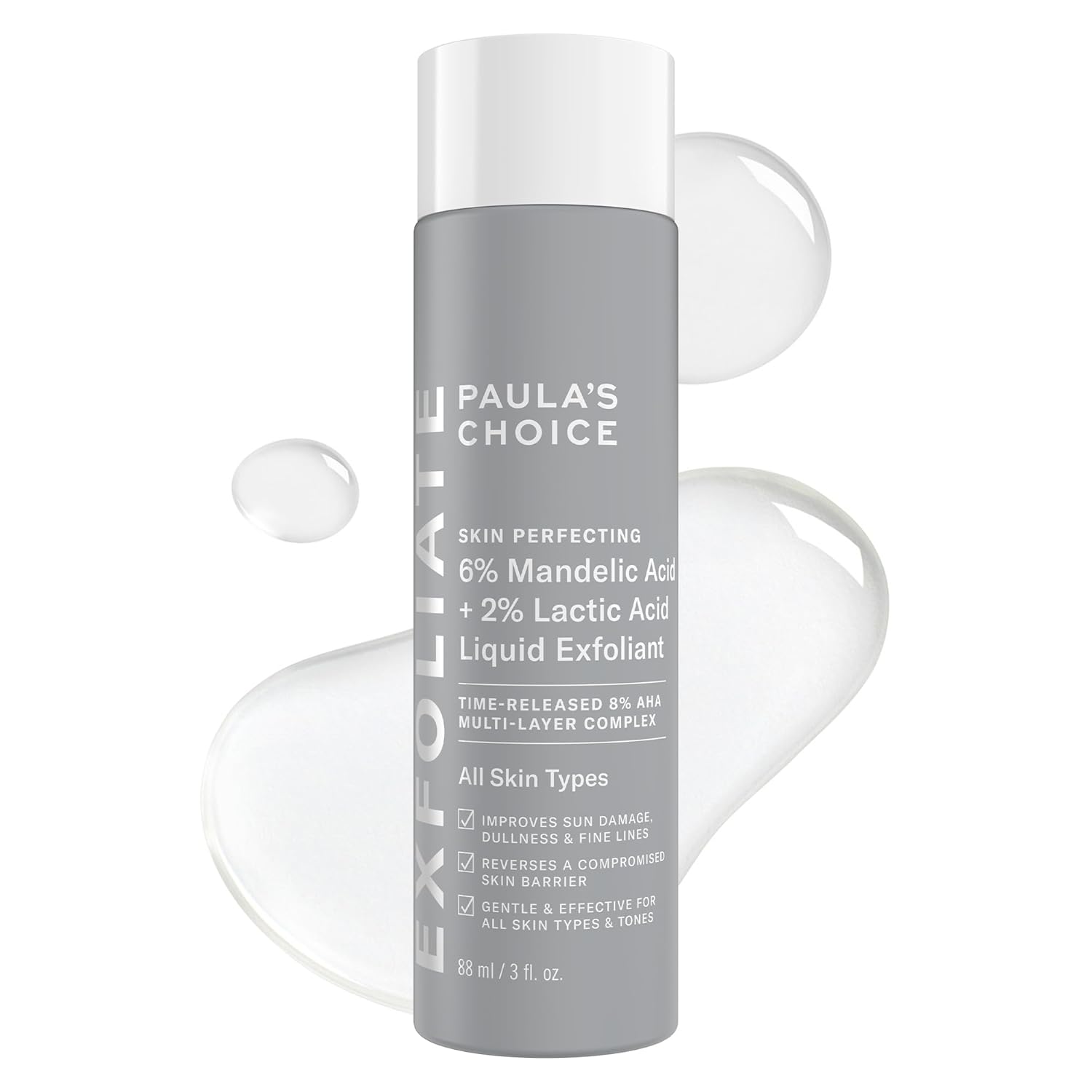 Paula's Choice Skin Perfecting 6% Mandelic Acid + 2% Lactic Acid Liquid Exfoliant