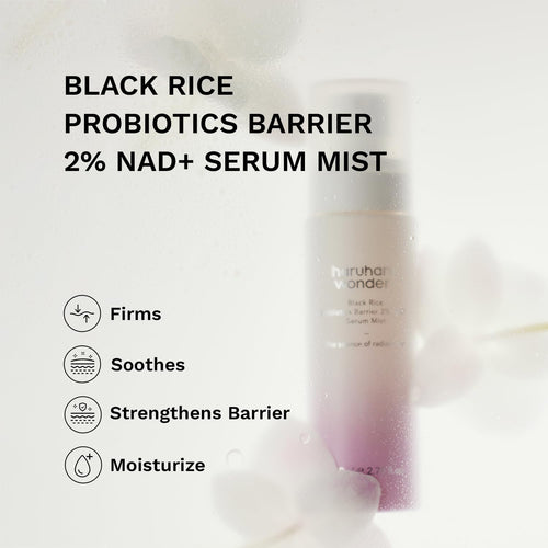 haruharu Wonder Black Rice Probiotics Barrier 2% NAD+ Serum Mist
