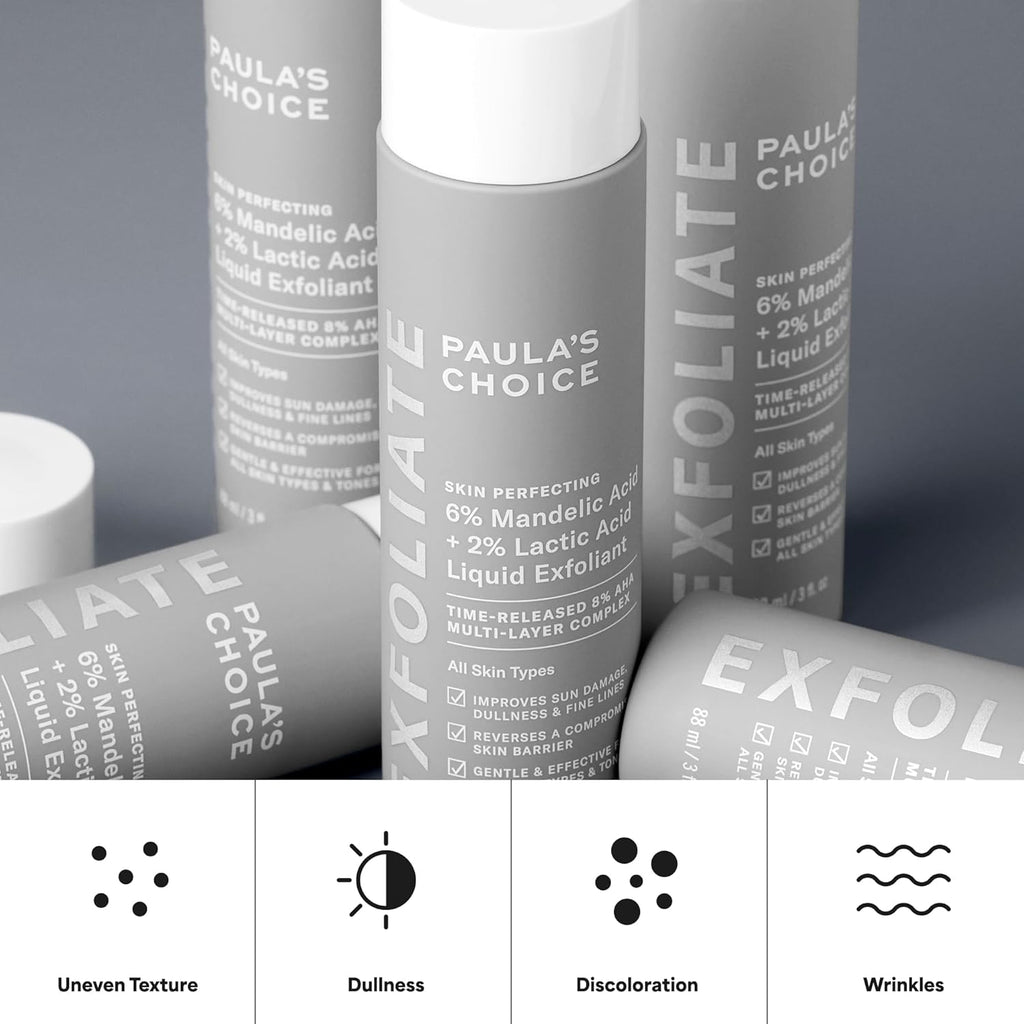 Paula's Choice Skin Perfecting 6% Mandelic Acid + 2% Lactic Acid Liquid Exfoliant