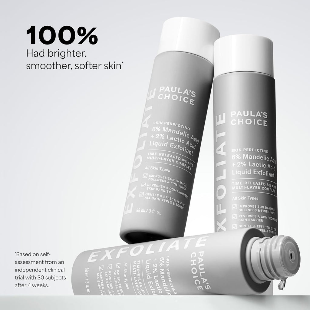 Paula's Choice Skin Perfecting 6% Mandelic Acid + 2% Lactic Acid Liquid Exfoliant