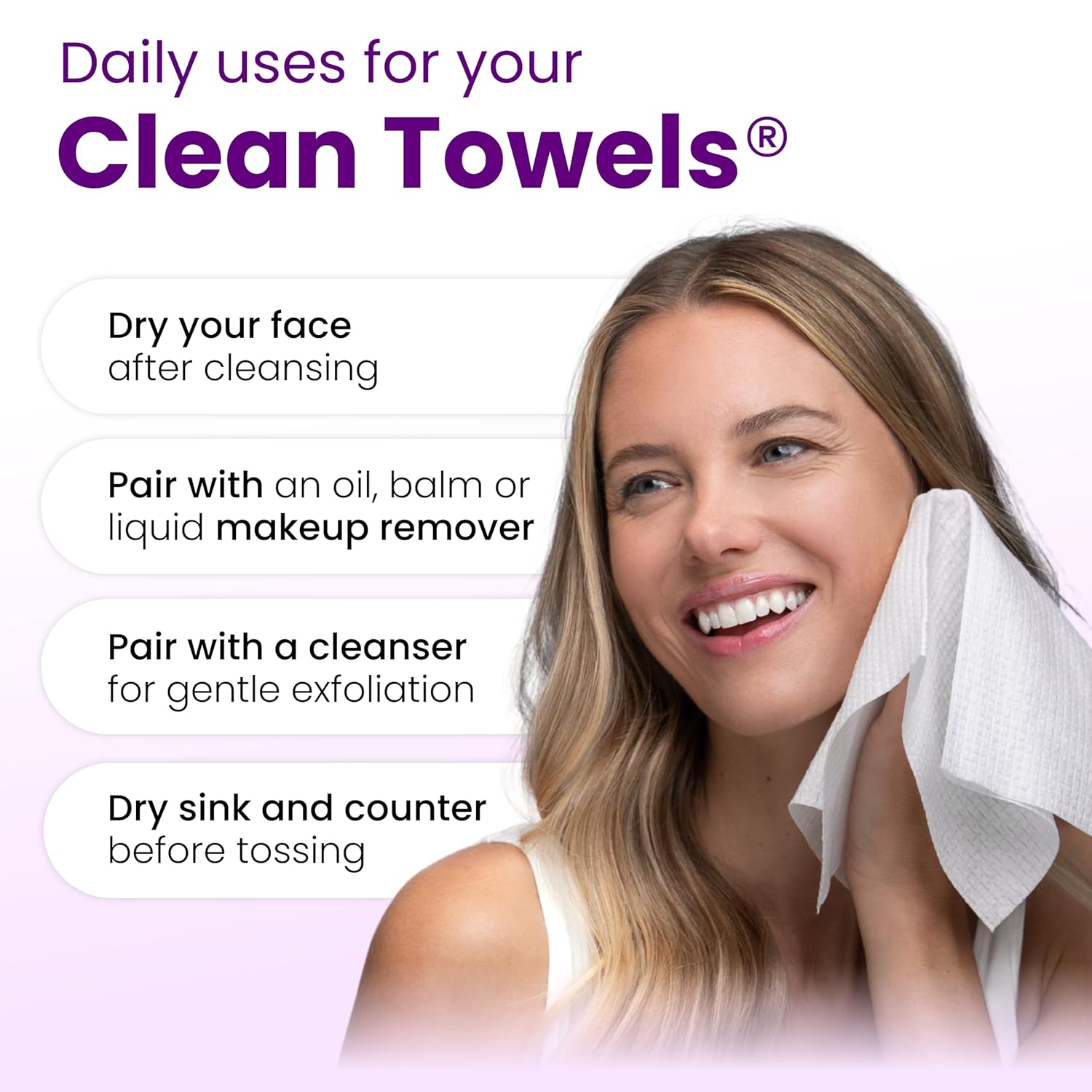 CLEAN SKIN CLUB Healthy Aging Clean Towels® XL
