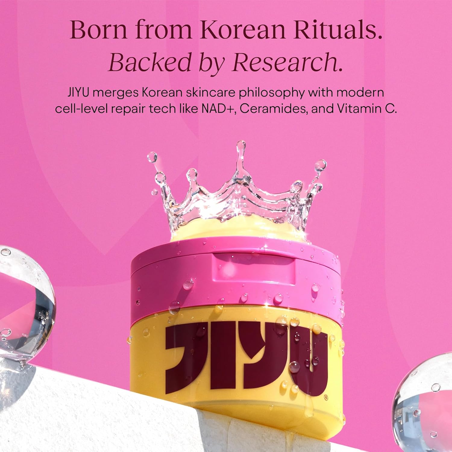 JiYu NAD+ Hydrating Face Moisturizer | Korean Anti-Aging Cream