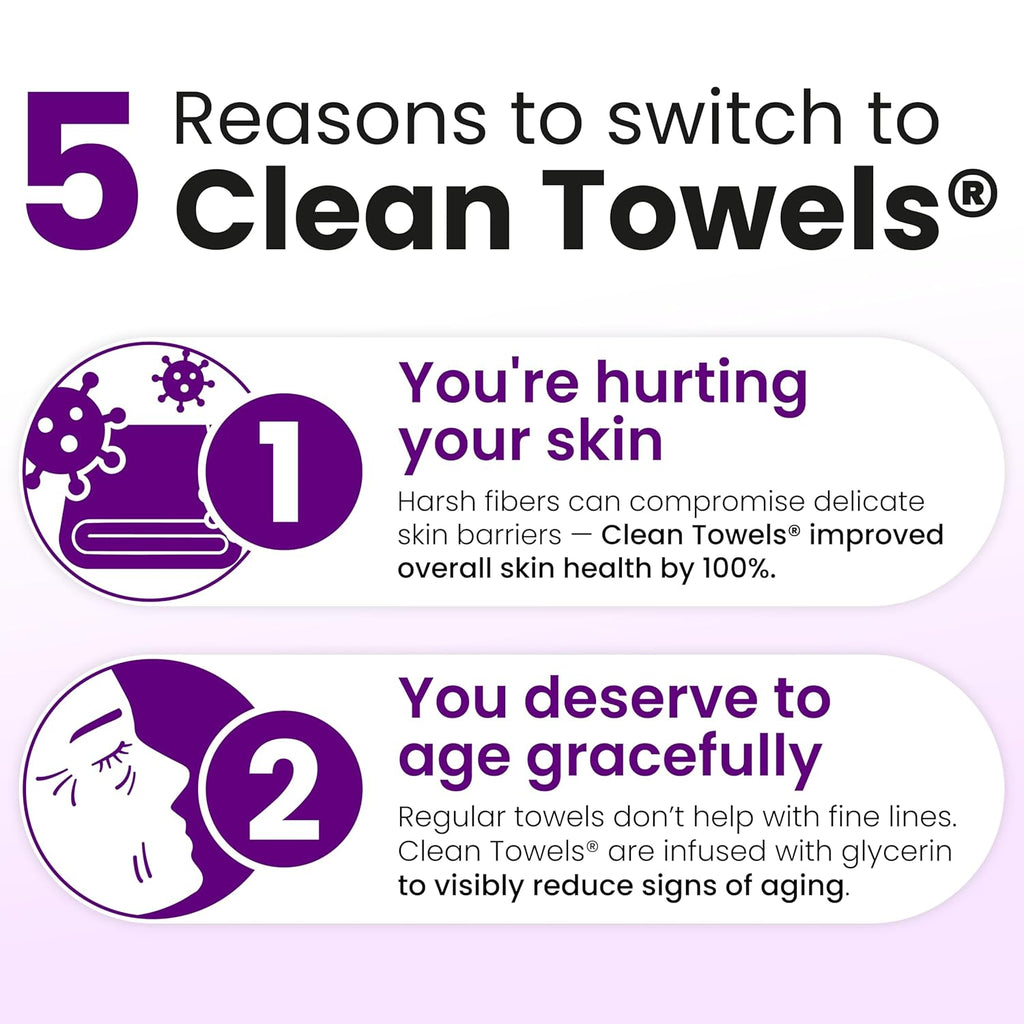 CLEAN SKIN CLUB Healthy Aging Clean Towels® XL
